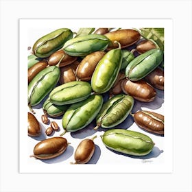 Coffee Beans 431 Art Print