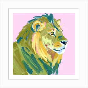 Barbary Lion 01 Art Print