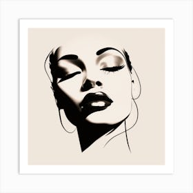 Portrait Of A Woman 2 Art Print