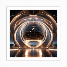 Futuristic Architecture 7 Art Print