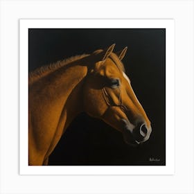 Horse Portrait Art Print