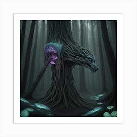 Tree creature Art Print