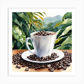 Coffee Beans 218 Art Print