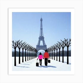 Paris Eiffel Tower 2 Art Print