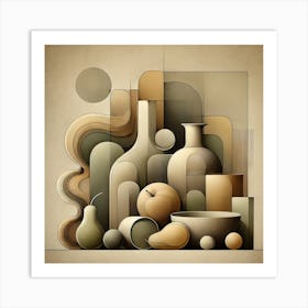 Nature Morte Abstract 2 Art Print