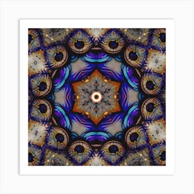 Psychedelic Mandala 73 Art Print