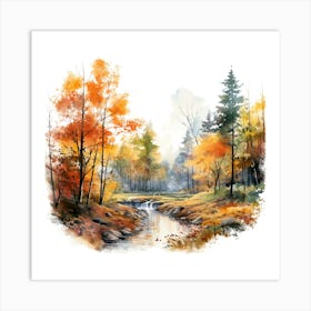 Autumn Forest 4 Art Print