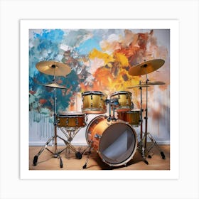 Drum Set 1 Art Print