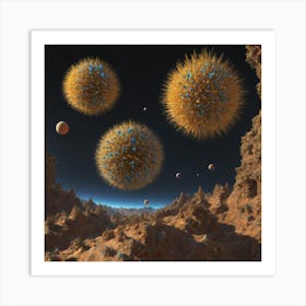 Rocky Planet Art Print