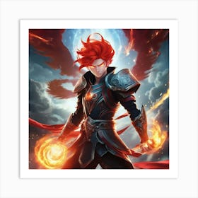 Hero Of Legends Art Print