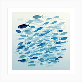 School Of Fish 1 Art Print