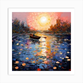 Soothing Strokes of Giverny Art Print