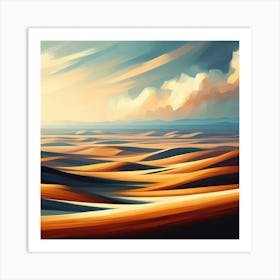 Abstract Landscape Painting 7 Art Print