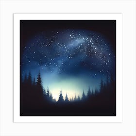 Night Sky 1 Art Print