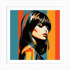 Mod Girl 1 Art Print