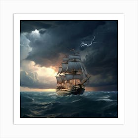 Stormy Sea Art Print