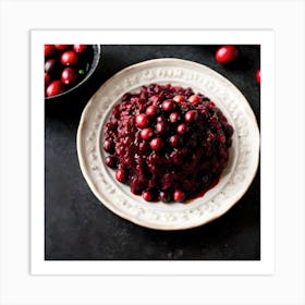 Cranberry Sauce 1 Art Print