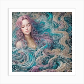 Mermaid 16 Art Print