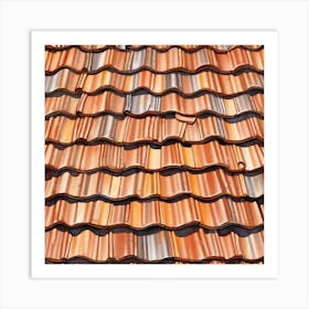 Tile Roof 4 Art Print