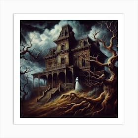 Haunted House Art Print