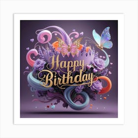 Happy Birthday 1 Art Print