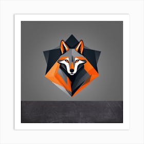 Wolf Logo Art Print