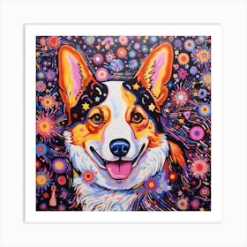 Corgi Art Print