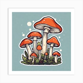 Mushroom Patch Art Print