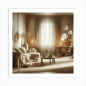 Living Room 3 Art Print