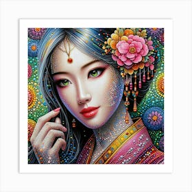 Exotic Beauty Artwork 169 Art Print