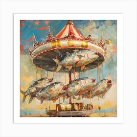 Sardine Carousel Series Art Print