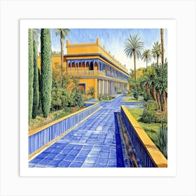 Palace Of Medina Art Art Print