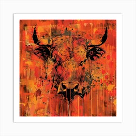 Bull Canvas Print 2 Art Print