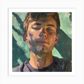 Portrait Of A Young Man 12 Art Print