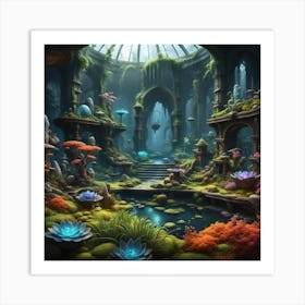 Fantasy Garden Art Print