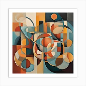 Abstract Harmony Painting 2 Art Print