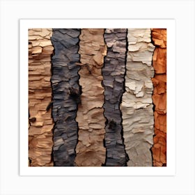 Bark texture Art Print