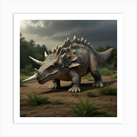 Triceratops 6 Art Print