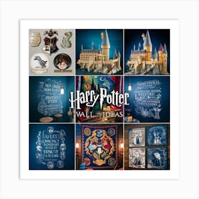 Harry Potter Wall Ideas, Harry Potter wall decor ideas, Harry Potter wall art stickers, Harry Potter wall art lego, Harry Potter wall art printables, Harry Potter wall tapestry, Harry Potter art drawings, Art Print