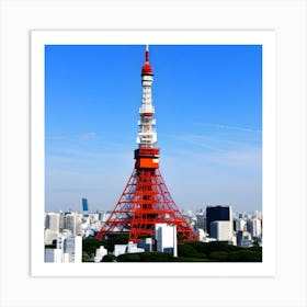 Tokyo Tower Japan Art Print