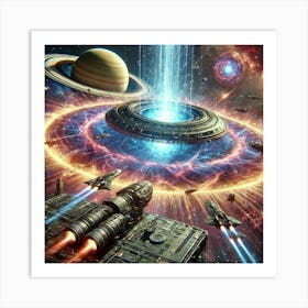 Resonance Rift Engine 1024x1024 Art Print