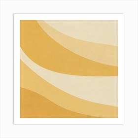 Abstract Waves - YL01 Art Print