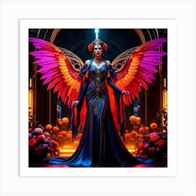 Angel Of The Night 3 Art Print