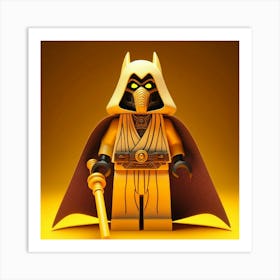 Ra’s al Ghul from Batman in Lego style Art Print