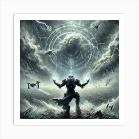 Stormcallers Storms Fog Wind Art Print