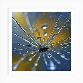 Rain Drops Art 2 Art Print