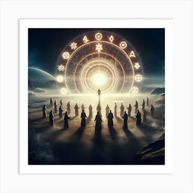 Shamanic Circle Art Print