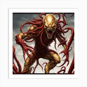 Cthulhu predator Art Print