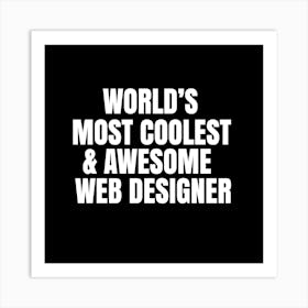 Web Designer Art Print