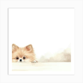 Pomeranian Dog 3 Art Print